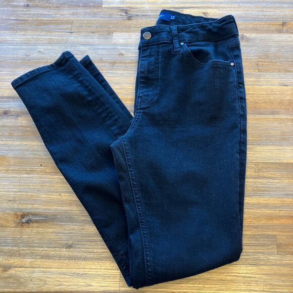 Boden Denim - Boden Skinny 5 pocket size 8‎ black stretch denim high waisted boho preppy jean